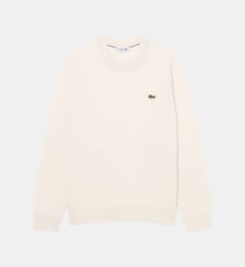 Pull col rond laine mélangée Lacoste