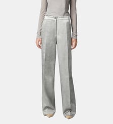 Pantalon large élégant en satin délavé Pinko