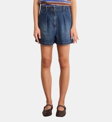 Short en denim brut à pinces - BLAKE Pablo