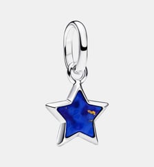 Mini Charm Pendant Étoile Bleue Pandora