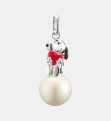 Pendentif Snoopy avec cœur sur boule de neige PEANUTS Thomas Sabo