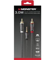 Câble Jack 3.5MM/2 RCA 3M Monstercable