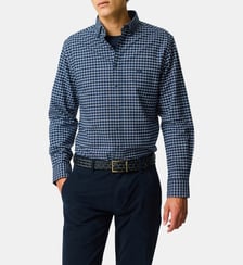 Chemise slim en coton oxford à carreaux col boutonné Gunn unisexe Rodd & Gunn