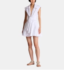 Robe chemise en coton Balmain