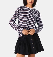 Tee shirt à rayures Maje
