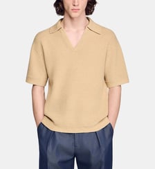 Polo effet jute Sandro