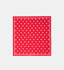 Bandana à pois en coton Maje