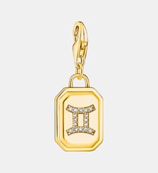 Breloque Charm signe du zodiaque Gémeaux dorée Thomas Sabo