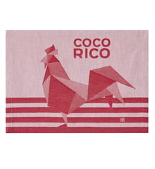 Lot de 2 sets de table Coco-Rico 100% coton Le Jacquard Francais