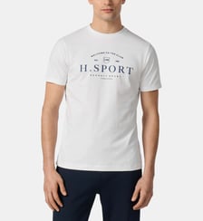 T-Shirt Coupe Regular Avec Logo Graphique Script Hackett London