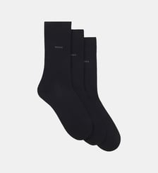 Lot de 3 paires de chaussettes en coton stretch BOSS
