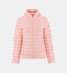 Doudoune cintrée légère Cloe capuche matelassée satinée déperlante 
 Jott