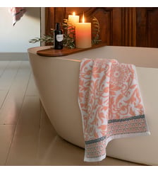 Serviette invité Charme 100% coton Le Jacquard Francais