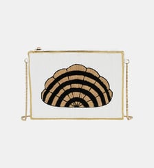 Sac pochette avec broderie coquillage DIENA Wild