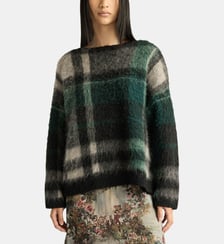 Petunia pull en jacquard brossé Momonì