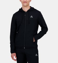 Sweat zippé à capuche Coq d'Argent Le Coq Sportif
