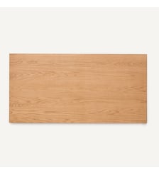 Plateau de table rectangulaire en plaqué chêne, longueur 200 cm AM.PM