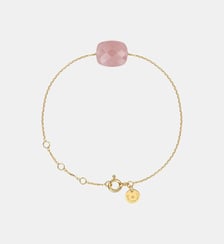 Bracelet, quartz guava, or jaune Morganne Bello