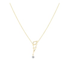 Collier POP COUP DE FOUDRE - Diamant 0,12ct - Or jaune 750‰ La Brune & La Blonde