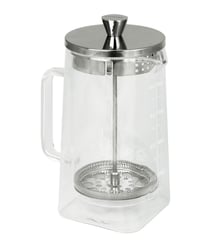 Cafetière à piston en verre double paroi - Robusta, 5 tasses Cristel