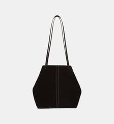 Petit sac cabas Daily en cuir velours Vanessa Bruno