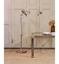 Lampadaire en métal ajustable Julien N°328- Produit chiné Debongout