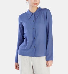 Chemise fine en voile de coton Agnès b.