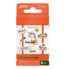 Pack de 10 cartes à créer YOTO