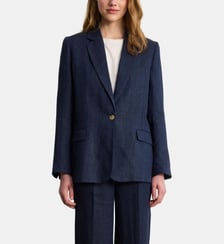 Veste de tailleur en lin à chevrons - MAYSSA Pablo