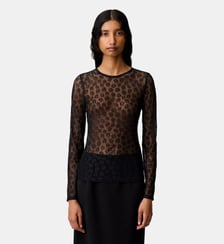 T-shirt manches longues dentelle Claudie Pierlot