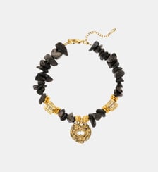 Bracelet ajustable avec pierres naturelles et pendentif HUGO Hipanema