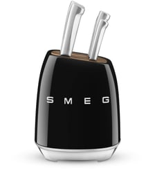 Bloc couteaux 6 pcs multi-usages noir Smeg