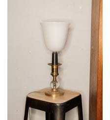 Lampe à poser en métal doré Julia N°604- Produit chiné Debongout