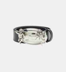 Ceinture 3,5 cm en cuir  avec boucle Oval D chérubin Diesel