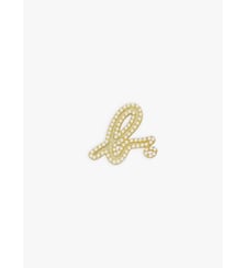 Broche b avec petites perles Agnès b.