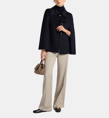 Manteau christi en panne double Momonì
