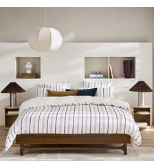 Housse de couette imprimée en percale de coton, EPURE Essix
