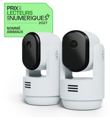 Caméra de surveillance Essential 3 2K - 2 caméras PTZ Arlo