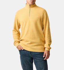 Sweatshirt droit en coton à col zip Alton Ave Rodd & Gunn