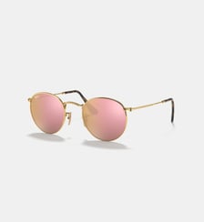 Lunettes de soleil Rond RB3447N Round Flat Lenses Ray Ban