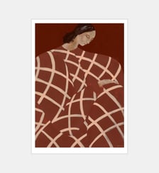 Poster   Waiting At Art Et Metiers - The Poster Club x Sofia Lind Poster & Frame
