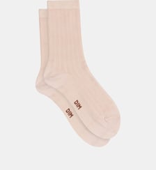 Mi-chaussettes effet satiné Mode Dim
