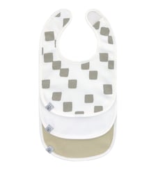 Lot de 3 bavoirs naissance Lassig