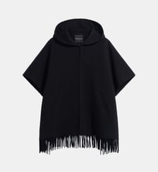 Cape à franges et capuche - ADY Gerard Darel