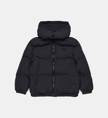 Veste courte matelassée avec capuche Diesel Kids