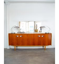 Enfilade scandinave en teck Margaret N°463- Produit chiné Debongout