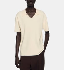 Polo en maille stretch Sandro