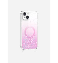 Coque de téléphone magsafe paillettes roses avec anneaux pour iPhone 13 La Coque Française