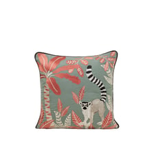 Housse De Coussin  Coton rebrodé d'un motif graphique Madura