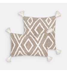 Housse de coussin coton tufté La Redoute Interieurs